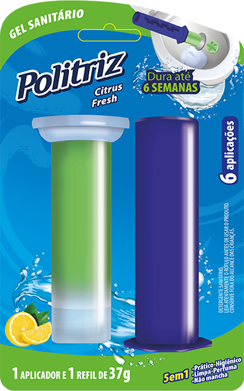 Gel sanitário com aplicador Citrus Fresh